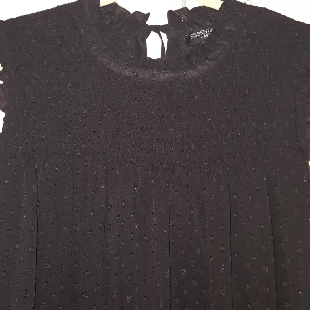Black tank blouse